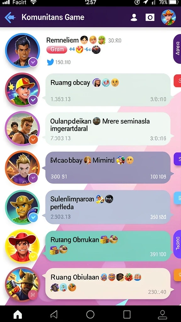 afaf - Tampilan antarmuka pengguna yang intuitif dan menarik.
