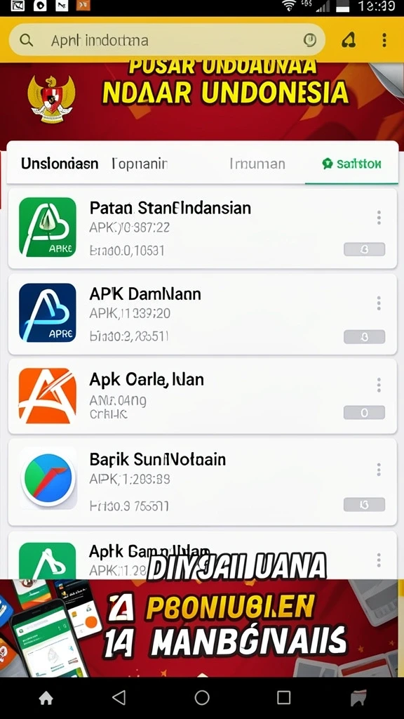 cuputoto - Screenshot menampilkan berbagai pilihan permainan yang ada.