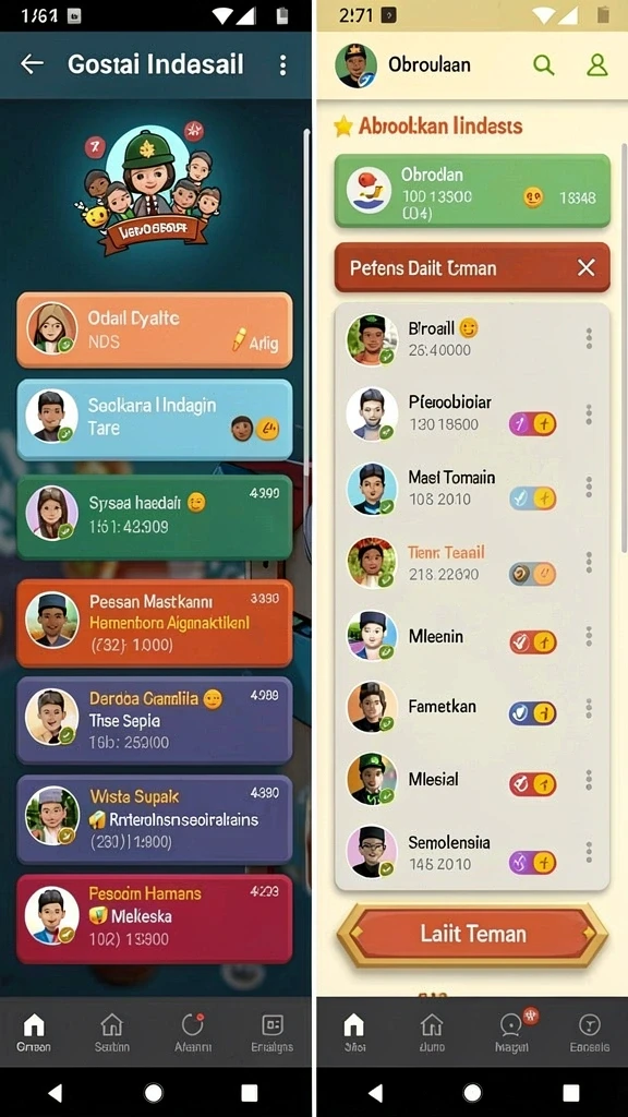 miototo - Ilustrasi interaksi sosial dalam MIOTOTO yang menyenangkan.