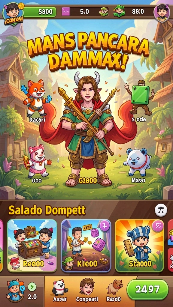 panen88 - Tampilan utama permainan dengan berbagai pilihan slot.